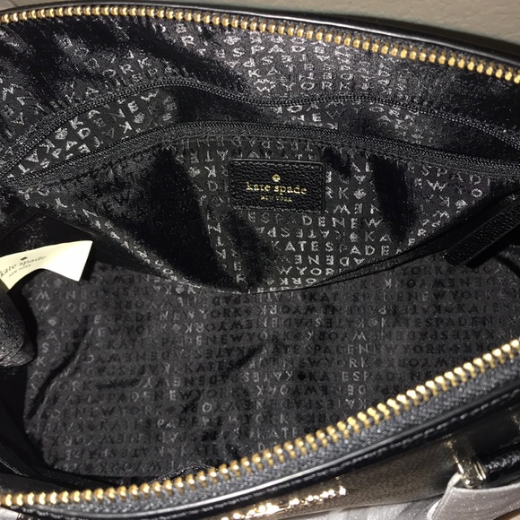 NWT Kate Spade ♠️ Black Satchel Handbag - Picture 11 of 16